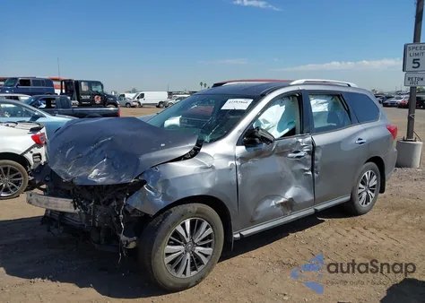 2017 Nissan Pathfinder S из США, поврежденный, VIN 5N1DR2MN8HC677179